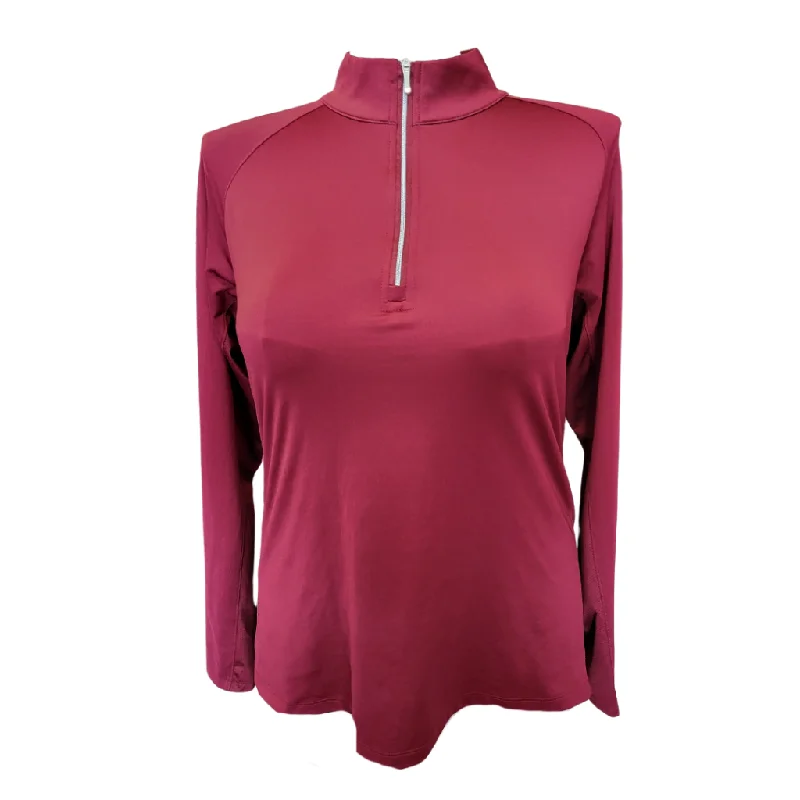 Take Advantage Lady Hagen Maroon Women's Golf Pullover Size XL