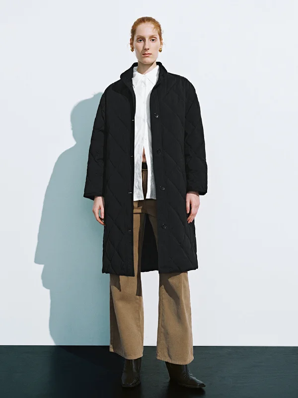 Limited Stock Long Quilted Down Outerwear