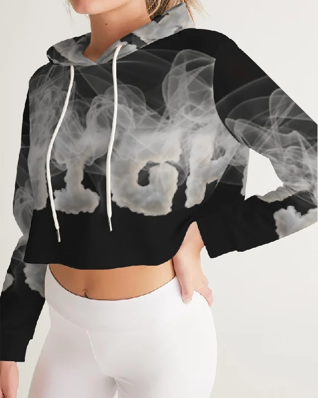 Price Meltdown Smoking the highest Women's Cropped Hoodie
