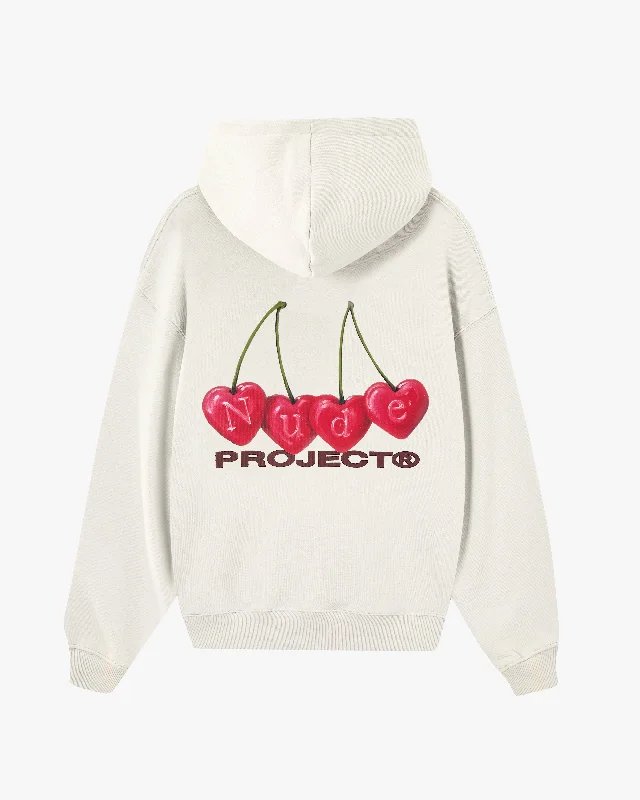 Overstock CHERRY HOODIE MARSHMALLOW