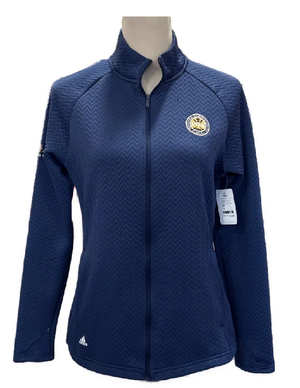 Today’s Special Women's Adidas Crew Navy Textured Golf Jacket w/ Logo Size M