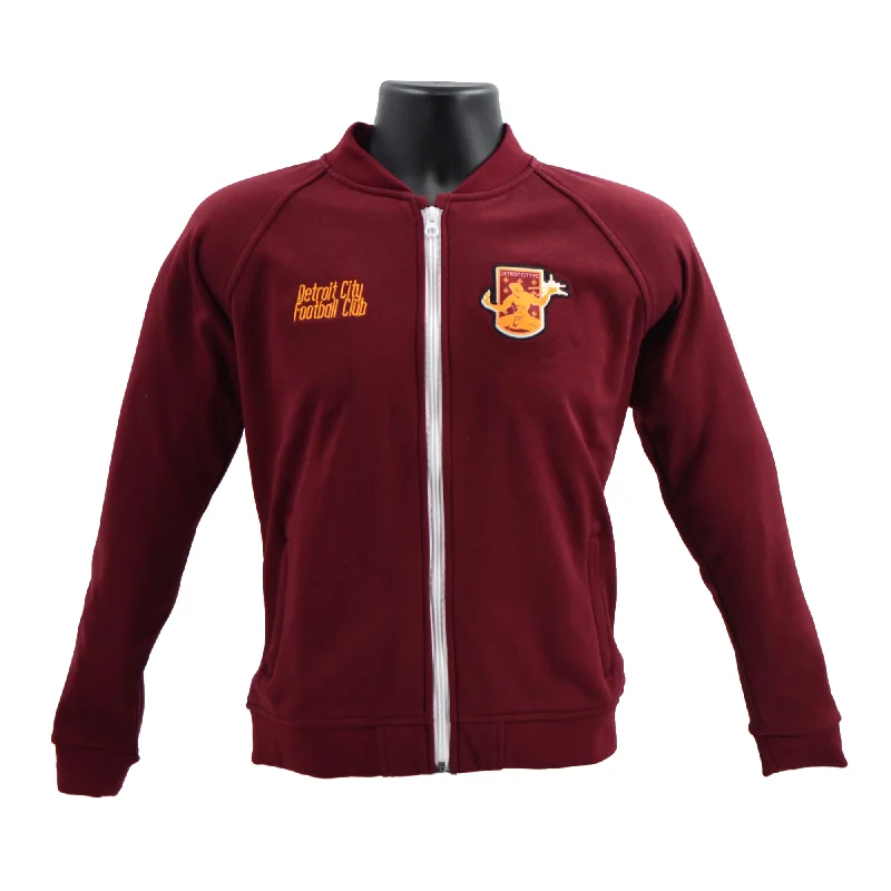 Huge Discounts DCFC Youth Track Jacket- Maroon