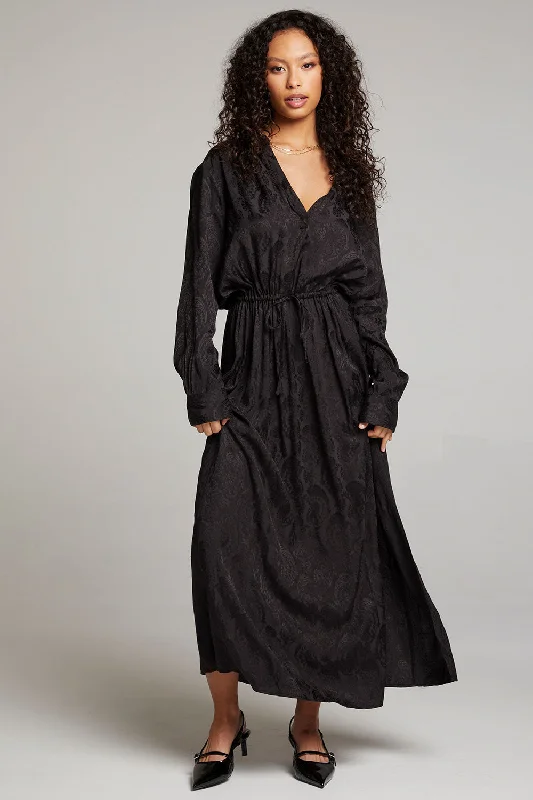 Super Sale Denverr Licorice Maxi Dress