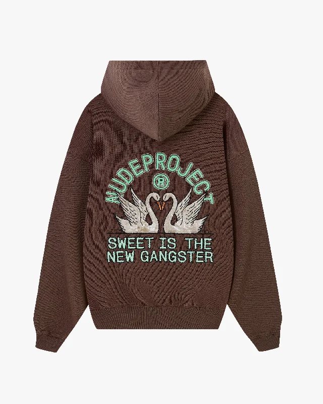 Daily Deals SWANS HOODIE BROWN