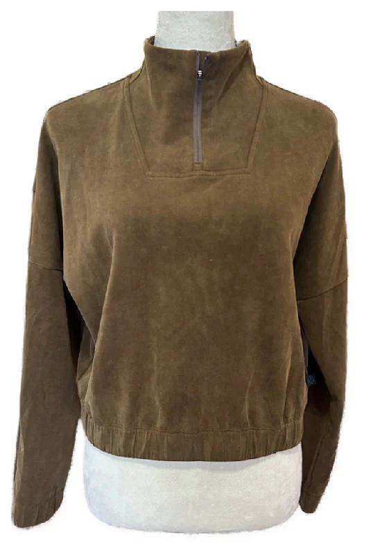 Reduced Prices Lululemon Lab Brown Cropped Pullover Size 6 MSP$158