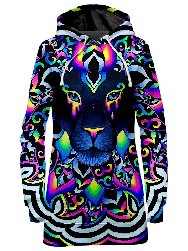 Online Only Electric Lion Hoodie Dress