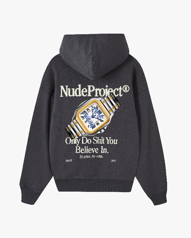 Price Reduction TIME HOODIE ASH