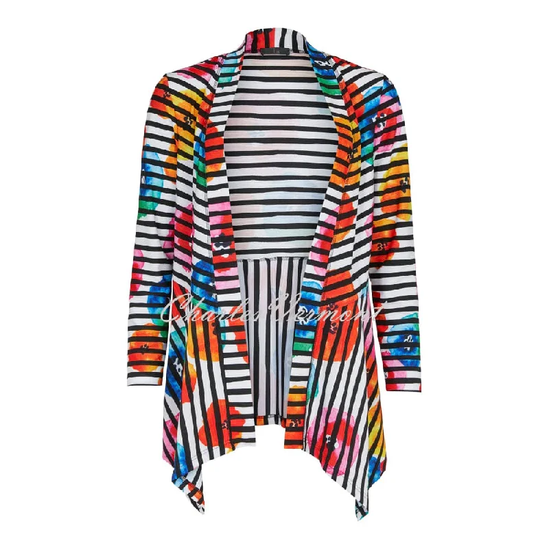 Today’s Deal Tia Floral Print Stripe Cover Up – Style 77176-7702-10