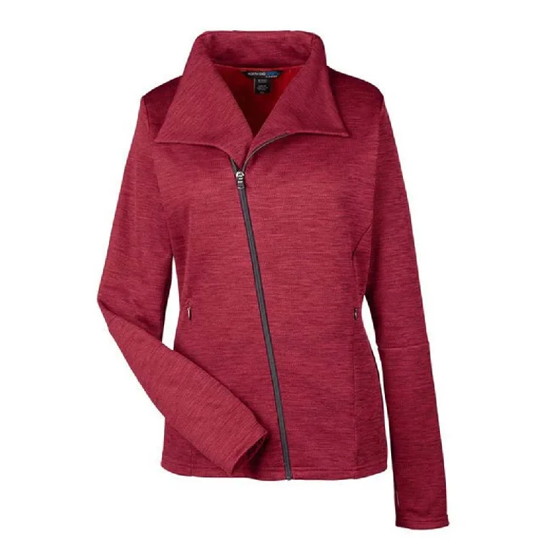 Massive Deals North End - Women's Melange Fleece Jacket (NE704W 665)
