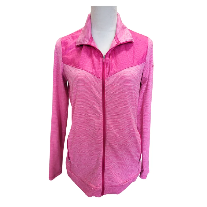 Super Sale Nike Golf Tour Performane Pink Heather Full Zip Jacket Size M MSP$75