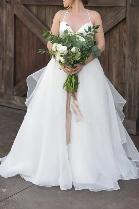 Quick Sale Other Beloved Heart Bridal (on Etsy) V Neck Spaghetti St