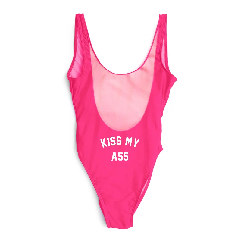 Price Reduction KISS MY ASS  // BUTT PRINT [SWIMSUIT]