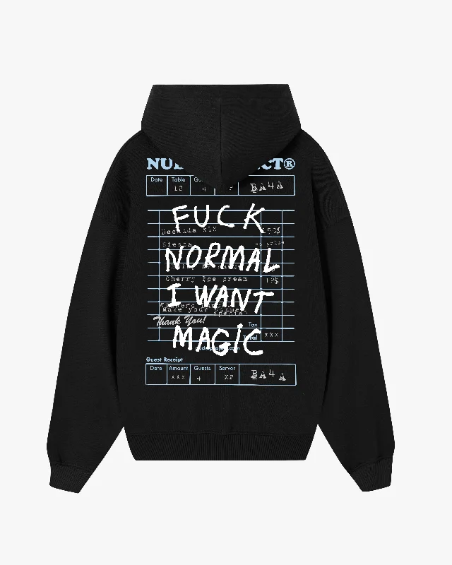 Customer Appreciation Sale FUCK NORMAL HOODIE BLACK