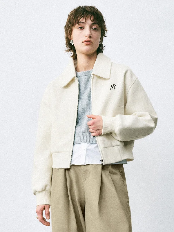 Take Advantage Zip Up Loose Jackets