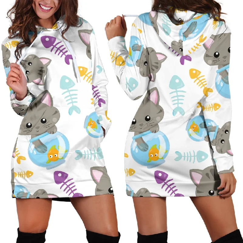 While Supplies Last Kitty Loves Hoodie Dress