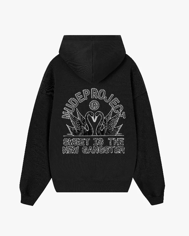 Members Only SWANS HOODIE BLACK