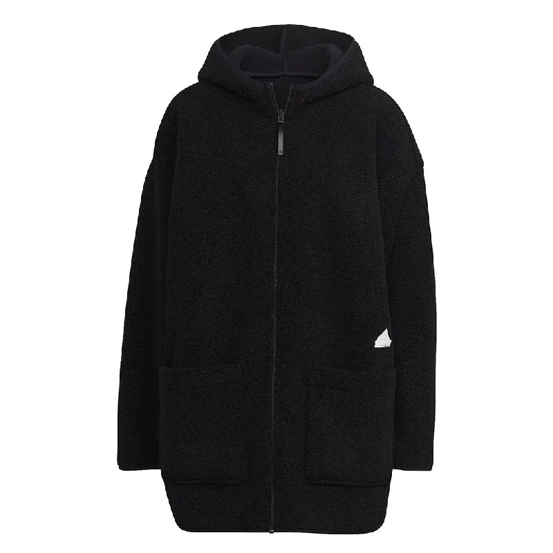 Weekend Special adidas - Women's Polar Fleece Long Hooded Track Top (HM2841)