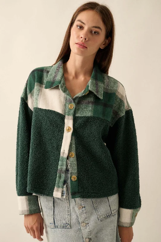 Year-End Clearance Wilderness Guide Flannel and Fleece Shacket