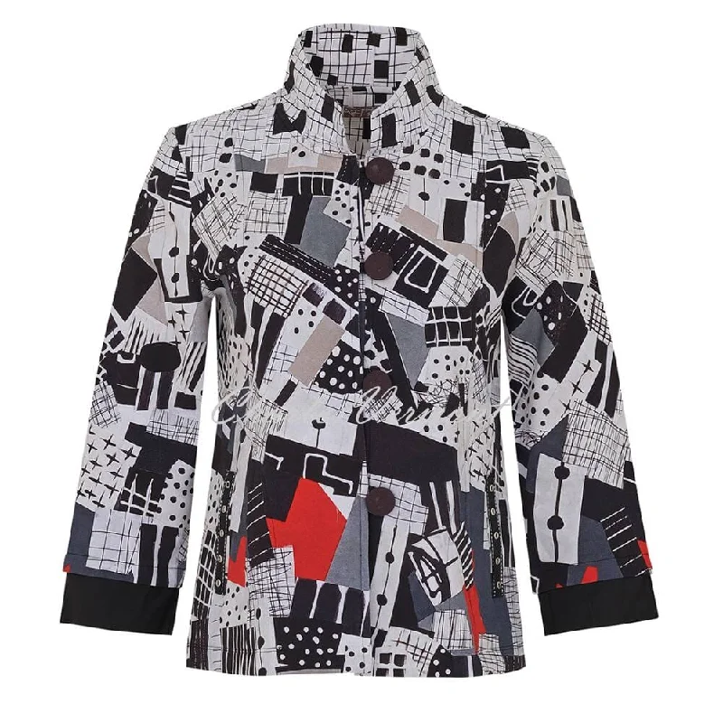 Buy More, Save More Dolcezza Jacket With Pocket Eyelet Detail - Style 73608
