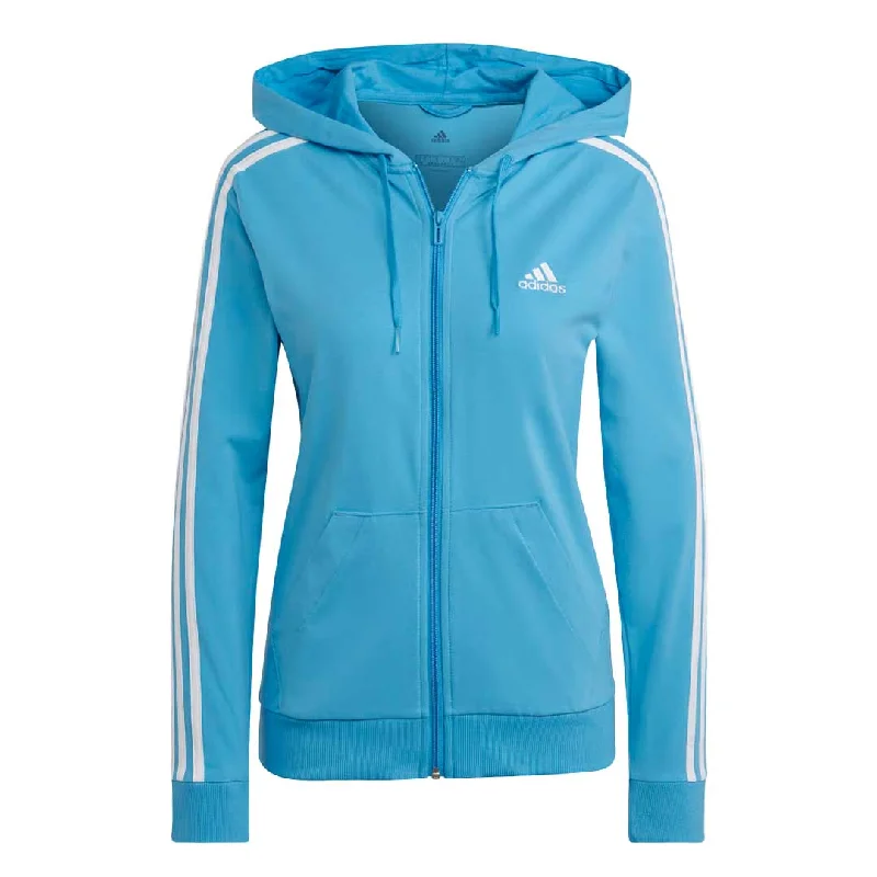 Clearance Event adidas - Women's Essentials 3-Stripes Full-Zip Hoodie (HL2057)