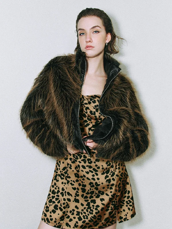 Bargain Prices Faux Fur Loose Jackets