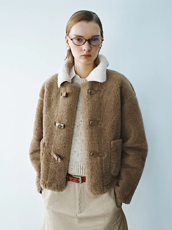 Lowest Price Fleece Sherpa Loose Jackets