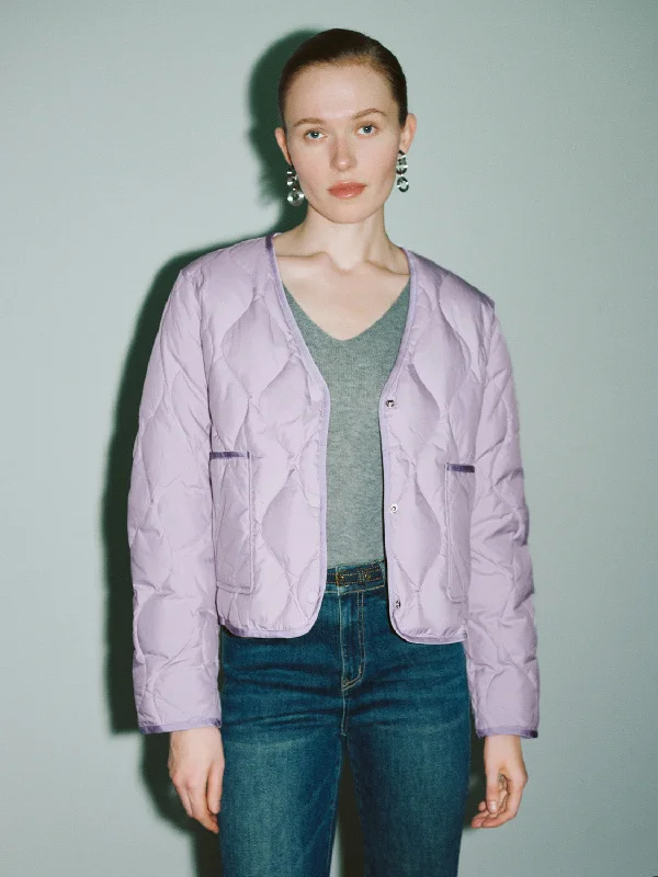 Hurry In Lightweight Quilted Down Outerwear
