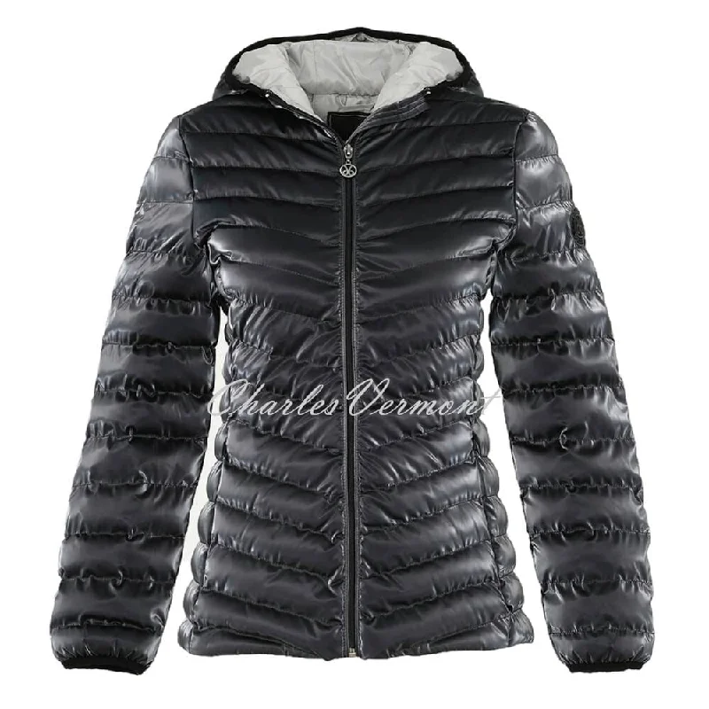 Stock Clearance Dolcezza Lightly Quilted Jacket - Style 73862 (Steel)