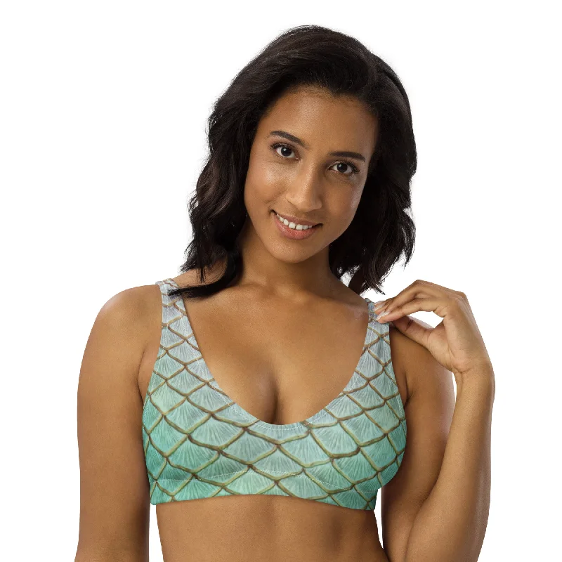 Price Reduction Birth of Venus Recycled Padded Bikini Top