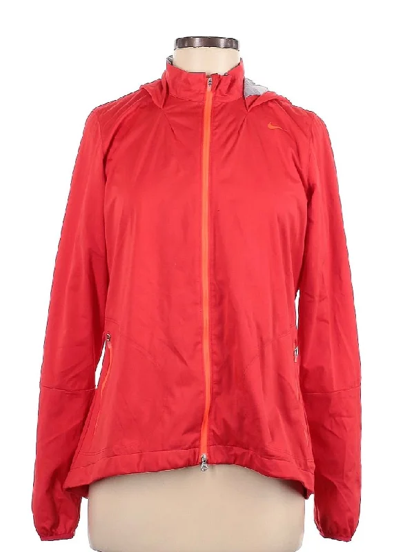New Deals Women's Nike Golf Red Hooded Jacket Size M. MSP$100