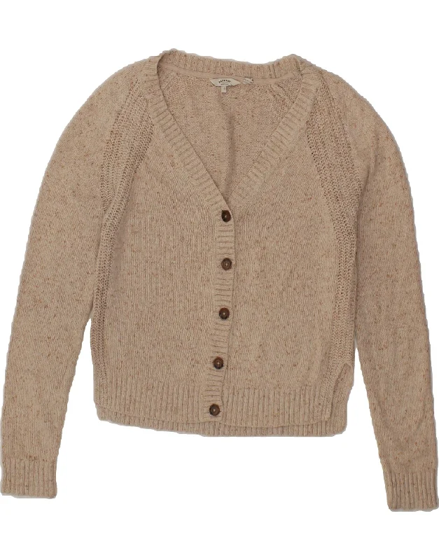 Grand Opening Sale FAT FACE Womens Cardigan Sweater UK 10 Small Beige Flecked Cotton Grand Opening Sale FAT FACE Womens Cardigan Sweater UK 10 Small Beige Flecked Cotton