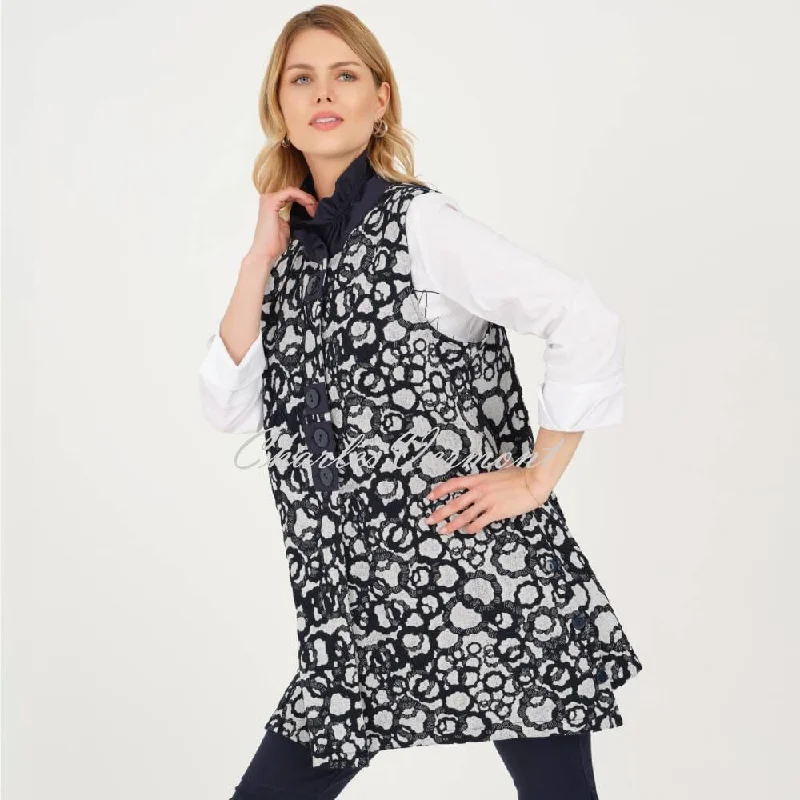 Amazing Deals EverSassy Waistcoat with Stand Up Collar - Style 12401