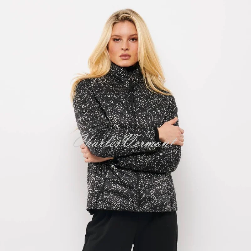 Great Deals Frandsen Lightly Padded Reversible Jacket - Style 526-588-9090 (Black / Grey)