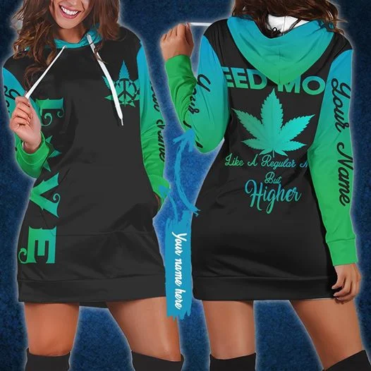 Now or Never Personalized Weed Mom Hoodie Dress For Women Cannabis Marijuana 420 Weed Shirt Clothing Gifts HT Now or Never Personalized Weed Mom Hoodie Dress For Women Cannabis Marijuana 420 Weed Shirt Clothing Gifts HT