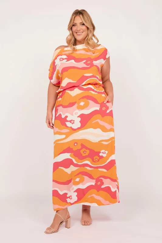 Unbeatable Prices Alice Drop Shoulder Maxi Dress in Solene Pink