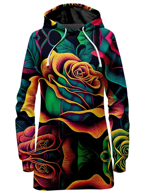 TIME-Limited Offer Rosebud Hoodie Dress