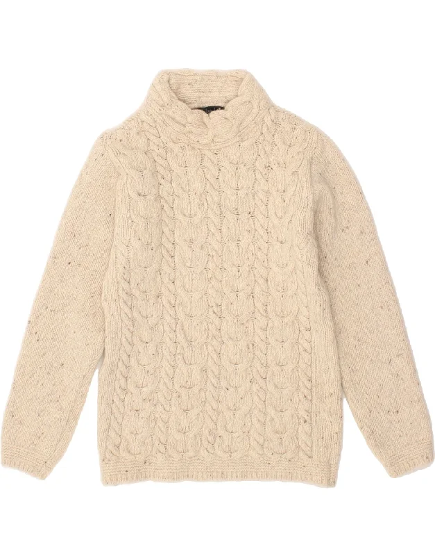 Online Exclusive IRELANDS EYE Womens Turtle Neck Jumper Sweater UK 14 Medium Off White Online Exclusive IRELANDS EYE Womens Turtle Neck Jumper Sweater UK 14 Medium Off White
