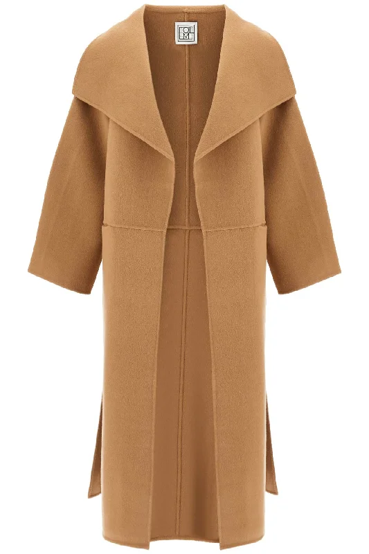 Overstock signature wool-cashmere coat 211 110 717 CAMEL