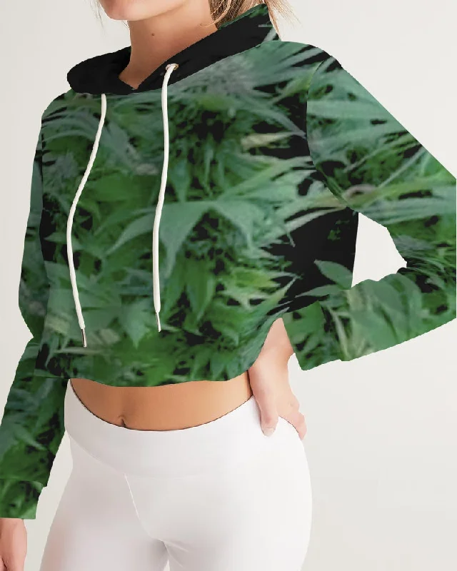 Buy More, Save More THE BUD - DARKER SHADE Women's Cropped Hoodie