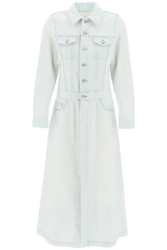 Shop and Save lightweight denim coat S52AA0172 S30460 LIGHT BLUE
