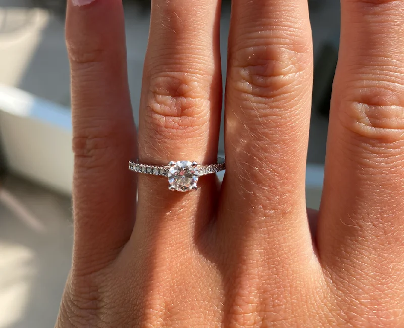 Price Drop Genuine Diamond Engagement Ring