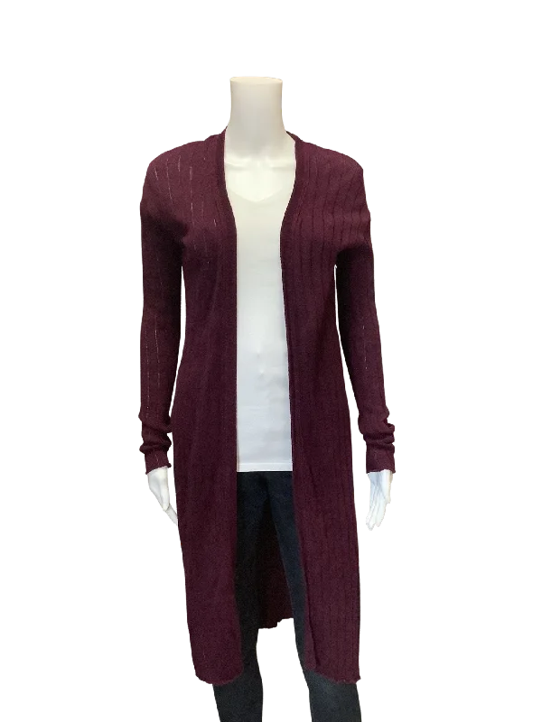 Year-End Sale Free People Maroon Cardigan S/P