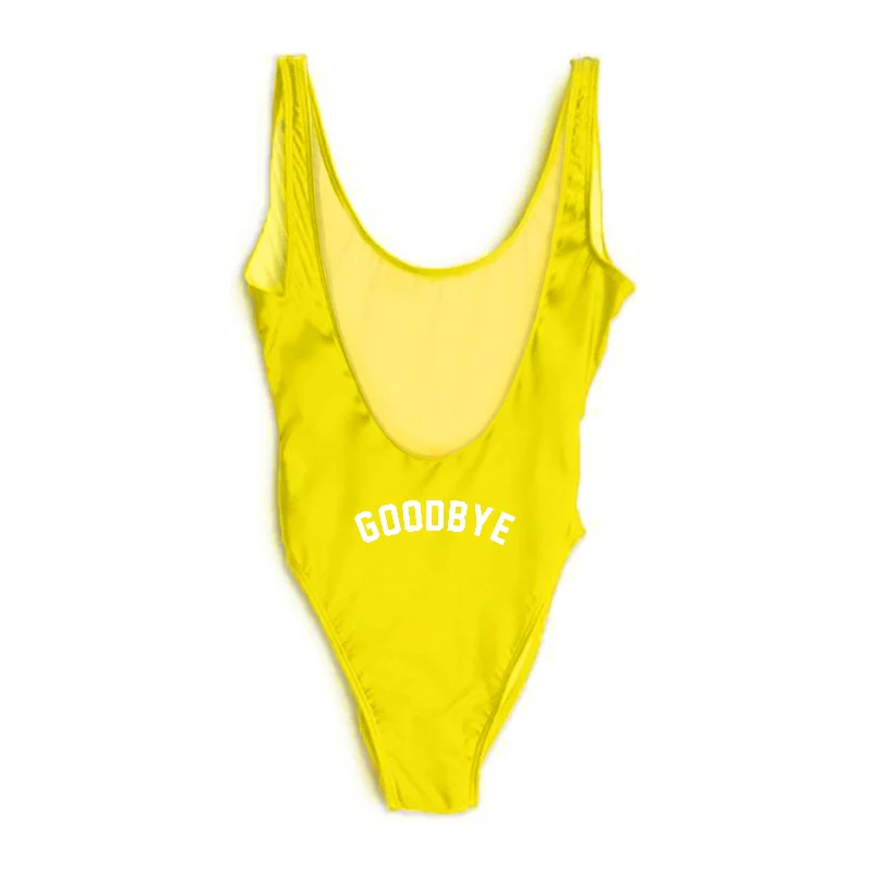 Daily Specials GOODBYE // BUTT PRINT // HELLO PRINT ON FRONT [SWIMSUIT]