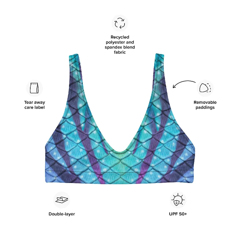 Don’t Miss Out Navi Nightfall Recycled Padded Bikini Top