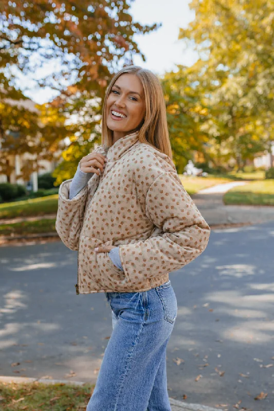 Can't Be Beat Small Town Living Puffer Jacket