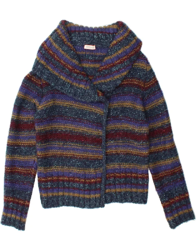 Don't Miss MAX & CO. Womens Cardigan Sweater UK 16 Large Multicoloured Striped