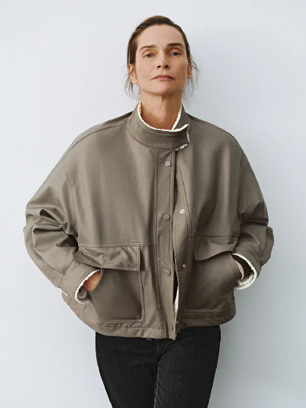 Closeout Sale Leather Sherpa Lining Jackets